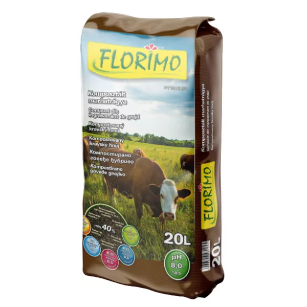 FLORIMO® Komposztált marhatrágya 20 liter