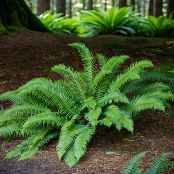 Polystichum munitum - kardpáfrány